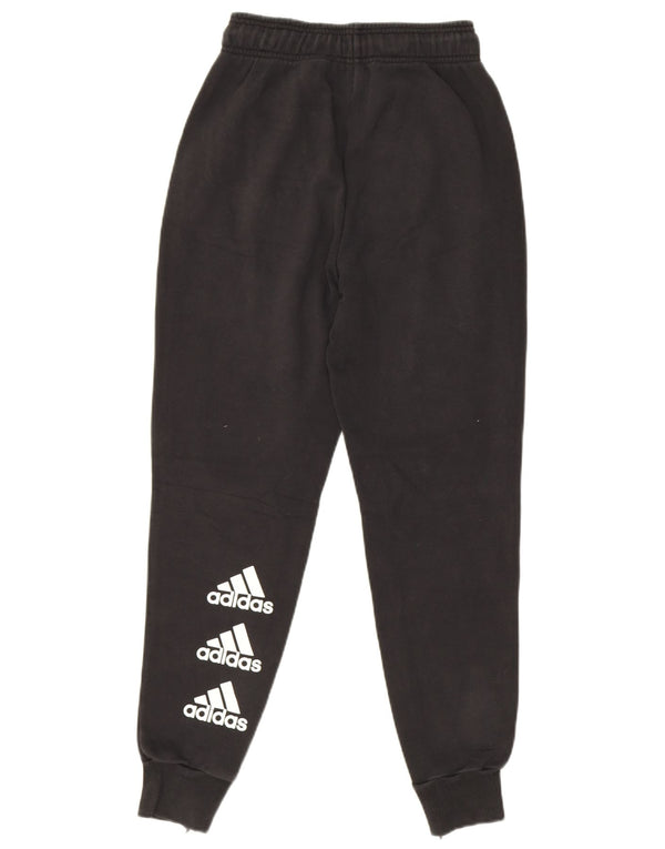 Adidas Mujer Graphic Chándal Pantalones Joggers UK 0/2 XS Negro Algodón
