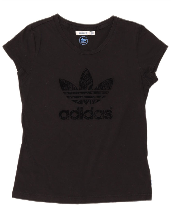 ADIDAS Camiseta gráfica para mujer Top IT 40 Small Black Cotton