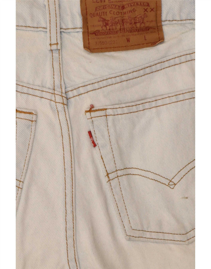 Levi's 550 pantalones cortos de mezclilla para mujer US 5 pequeño W25 algodón azul