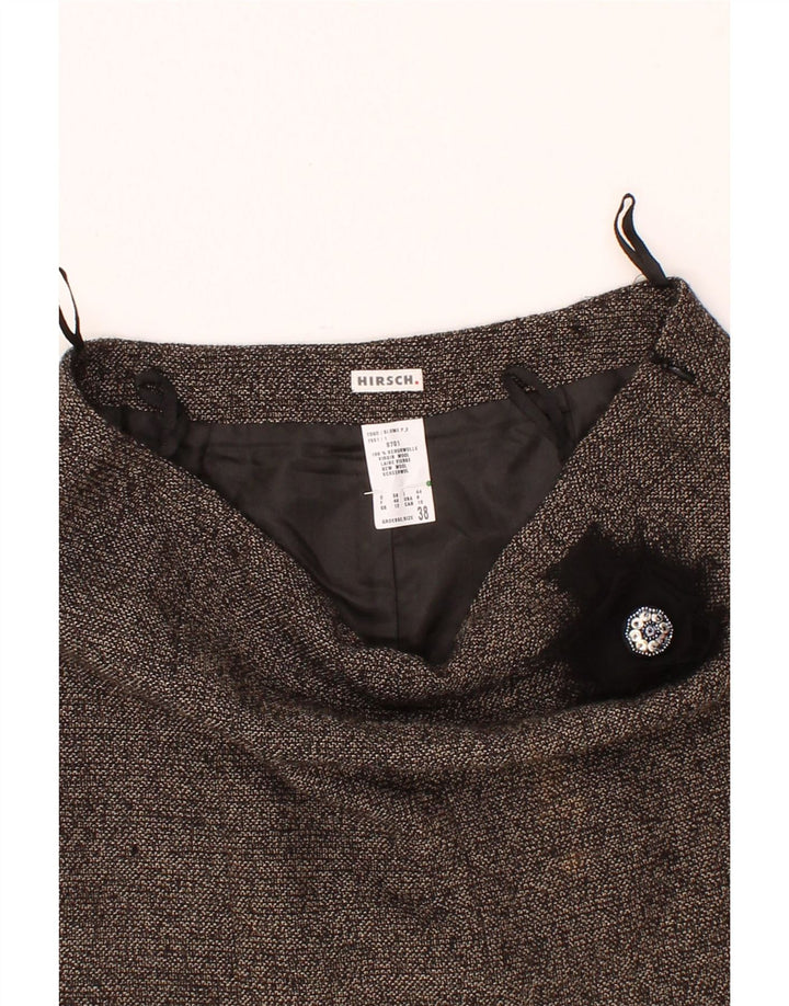 HIRSCH Womens Trumpet Skirt UK 12 Medium W28  Brown Vintage Hirsch and Second-Hand Hirsch from Messina Hembry 