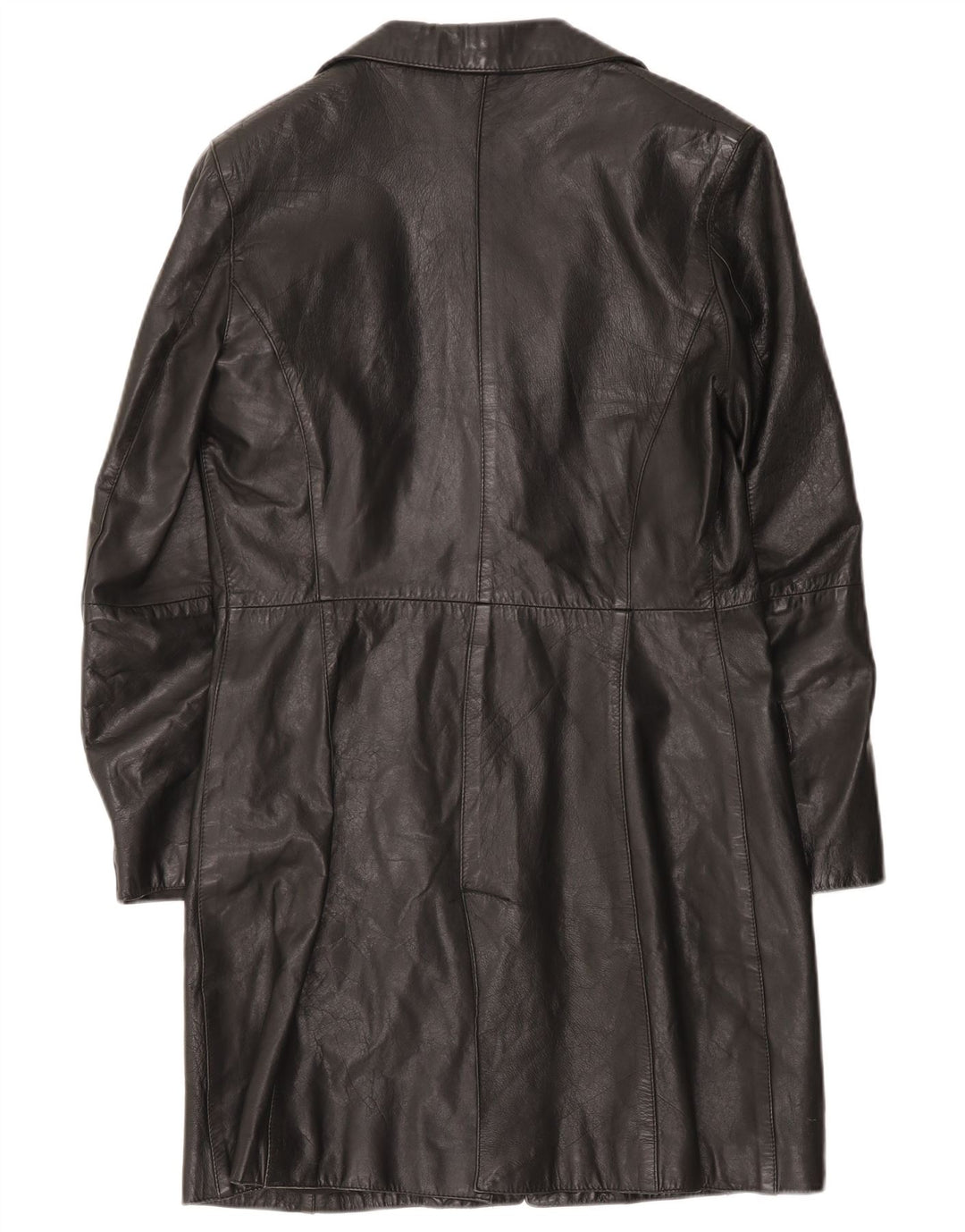 Tenax Abrigo de cuero para mujer IT 46 Grande Negro