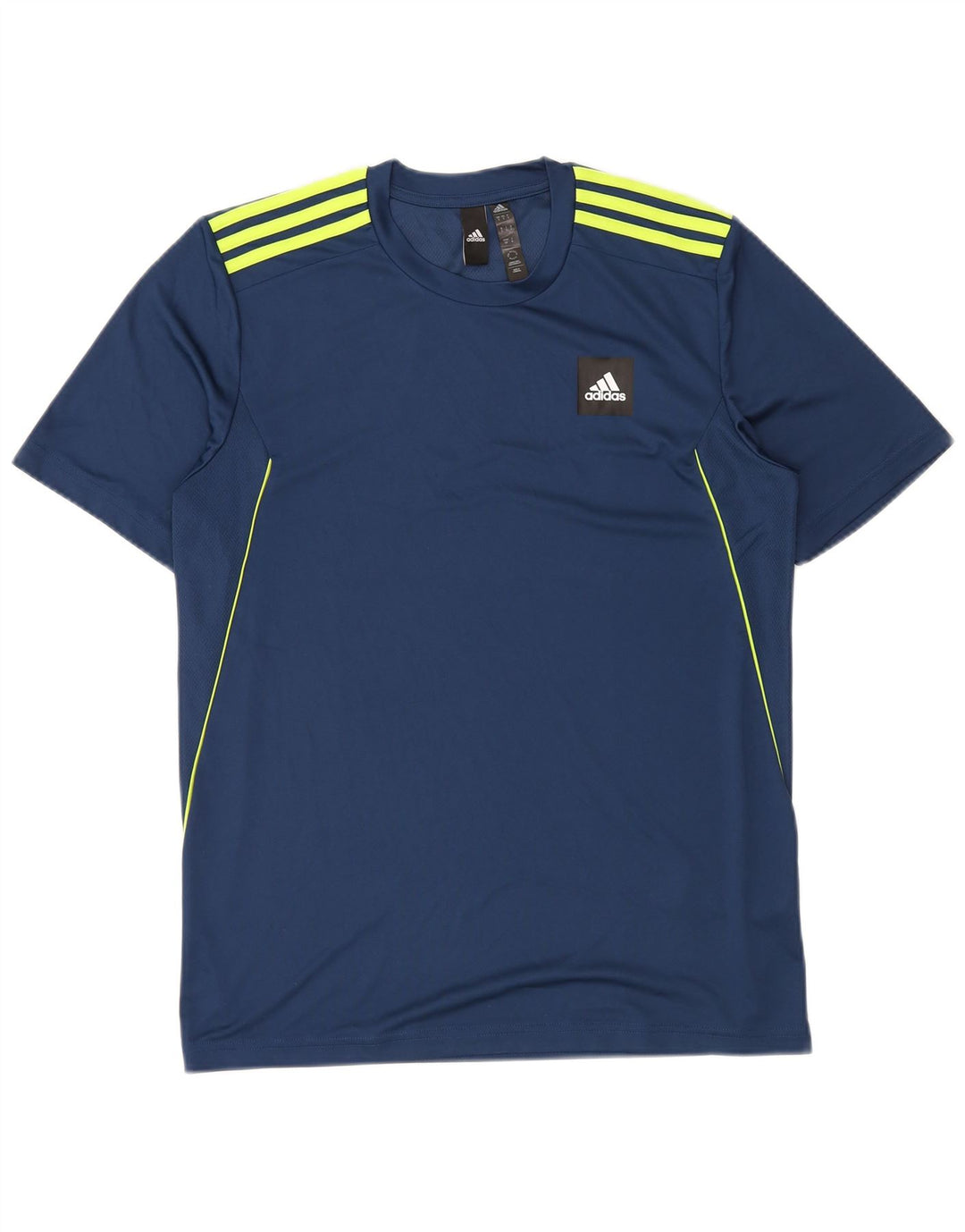 Adidas Hombre Aeroready Camiseta Top Pequeño Azul Marino Poliéster