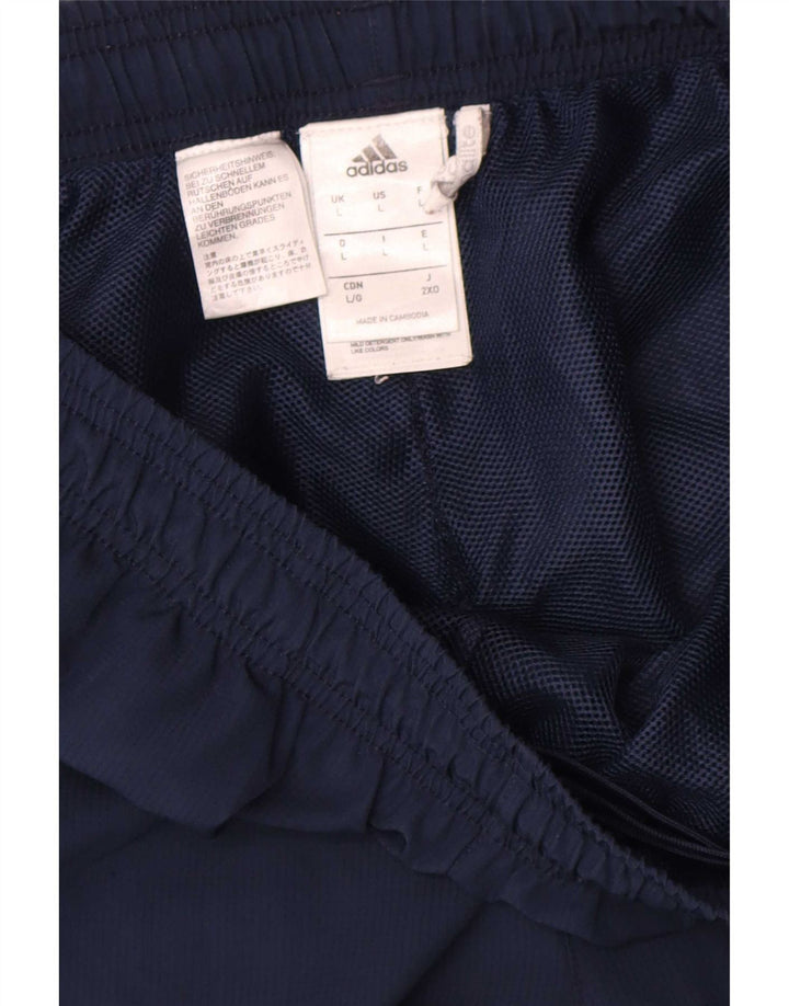 Adidas Pantalones De Chándal Gráficos Para Hombre Grande Azul Marino Poliéster