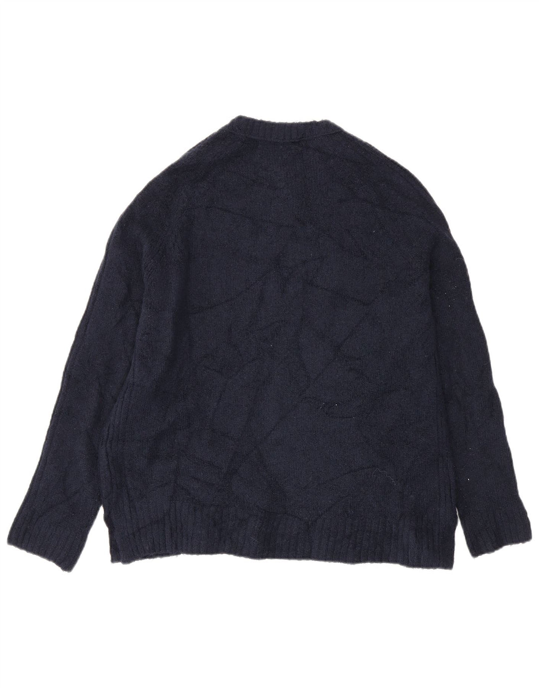 Marks & Spencer - Jersey de cuello redondo para mujer, talla 40, tamaño mediano, azul marino