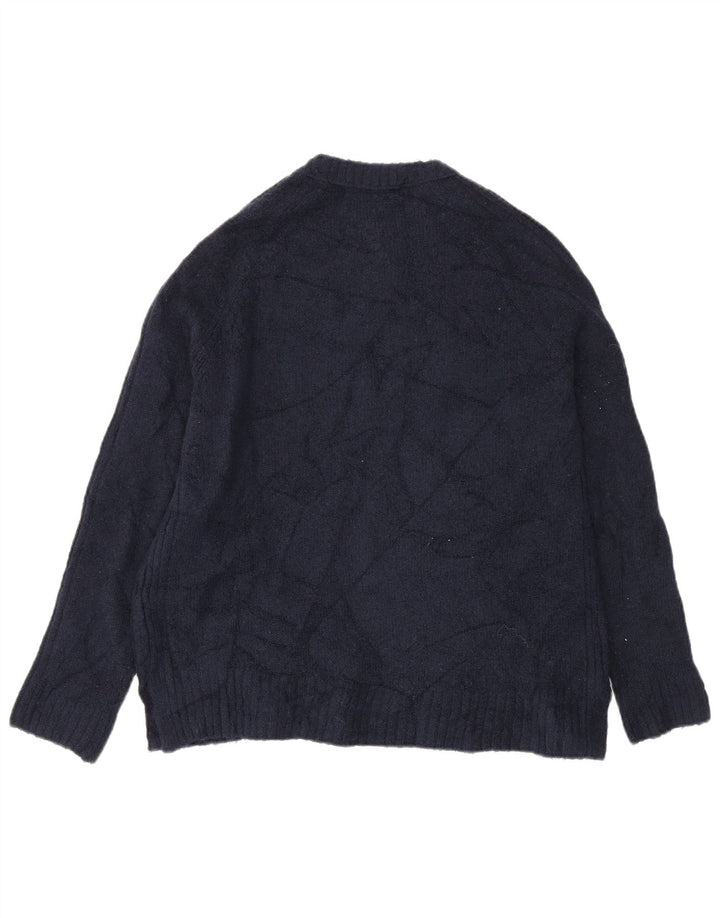 Marks & Spencer - Jersey de cuello redondo para mujer, talla 40, tamaño mediano, azul marino