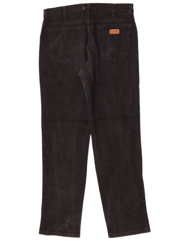 Wrangler Vaqueros cónicos para hombre W32 L32 Negro