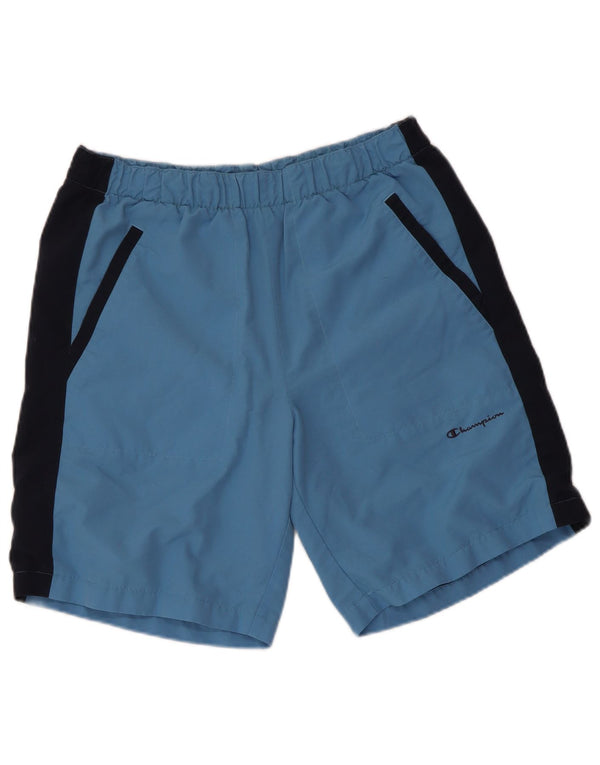 CHAMPION Bañador Hombre Azul Medio Colorblock Poliéster
