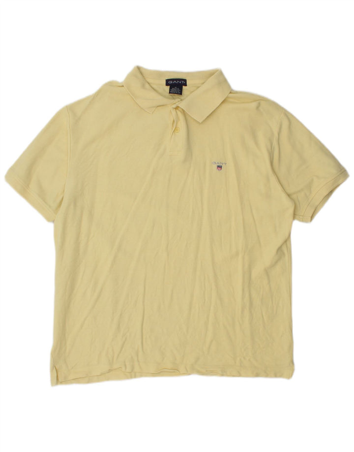 Gant Polo Hombre XL Algodón Amarillo