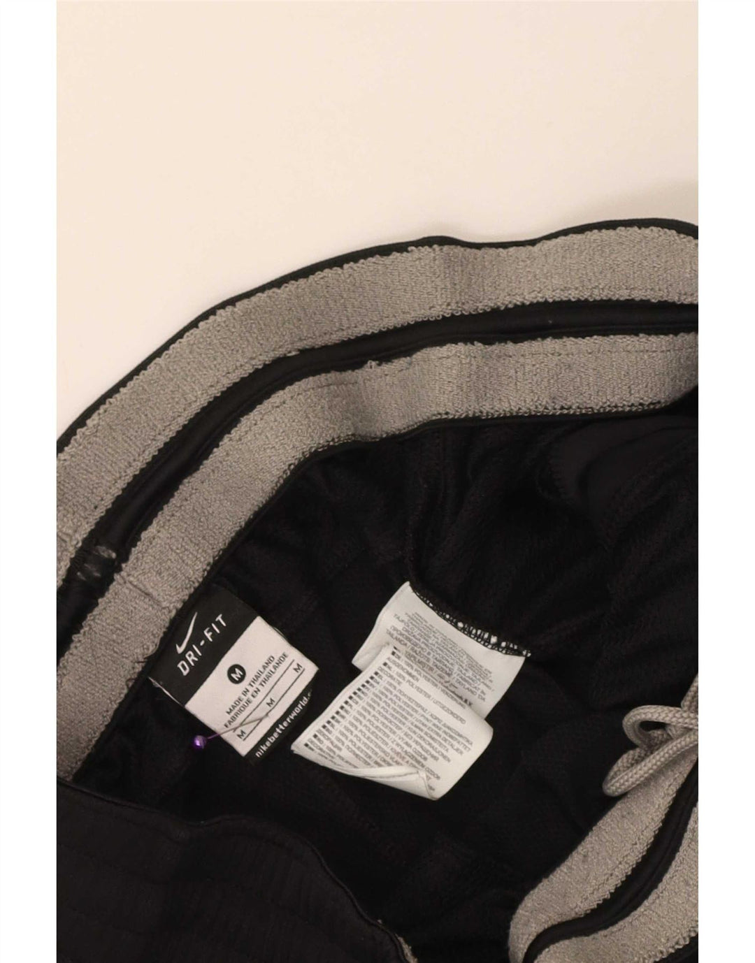 Pantalones cortos deportivos Nike Dri Fit para hombre Poliéster negro mediano