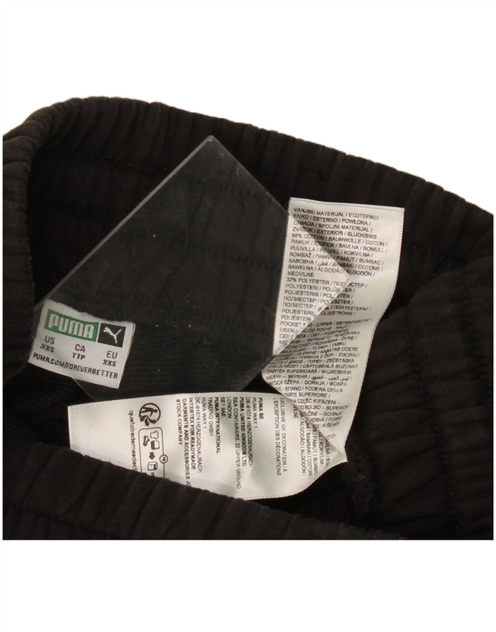 Puma Pantalones de chándal de pierna ancha para mujer 2XS W22 L23 Algodón negro