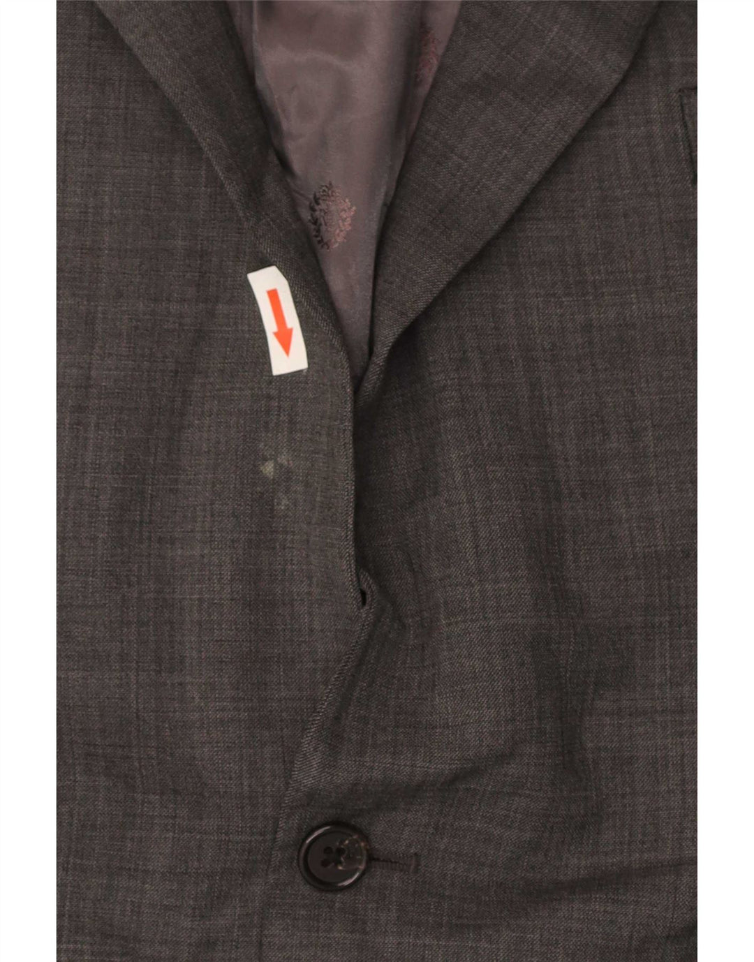 Ralph Lauren Chaqueta tipo blazer larga con 2 botones para hombre UK 46 2XL Gris Clásico
