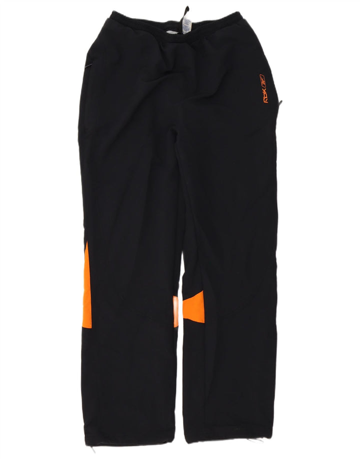 Reebok - Pantalón de chándal para hombre, talla grande, color negro, poliéster