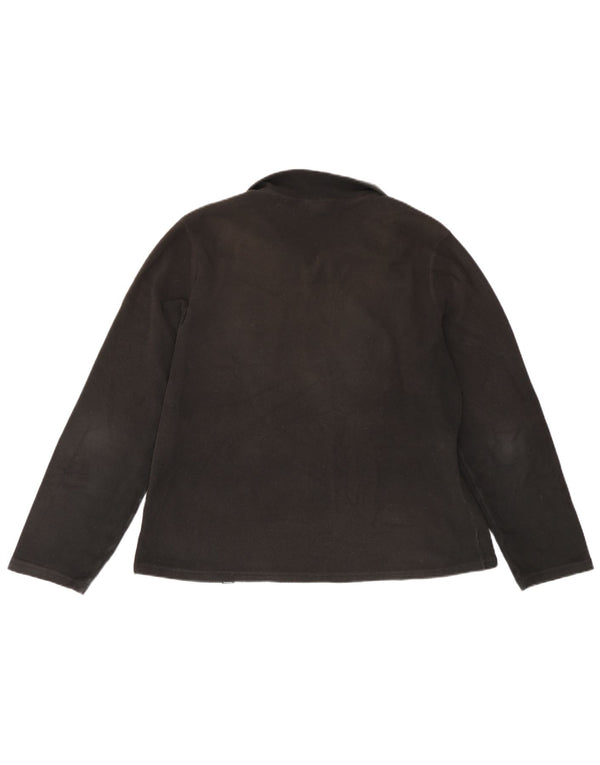 The North Face Jersey de forro polar con cremallera y cuello para mujer UK 40 XL Poliéster negro