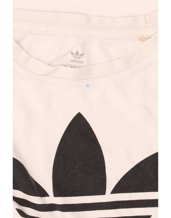Adidas Camiseta gráfica para niño 10-11 años Blanco