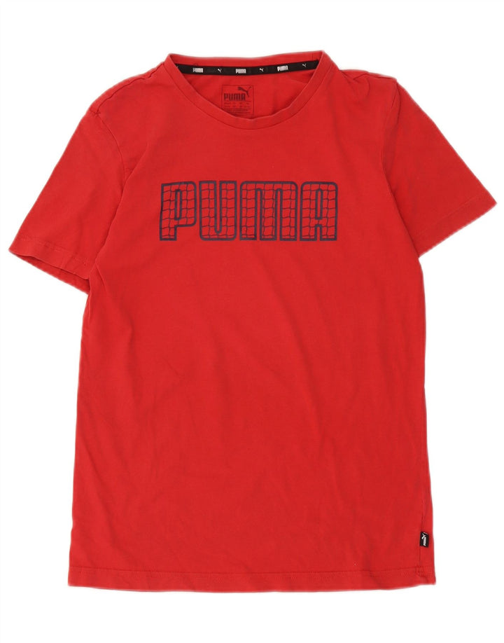 Puma Camiseta gráfica para niño 13-14 años Rojo