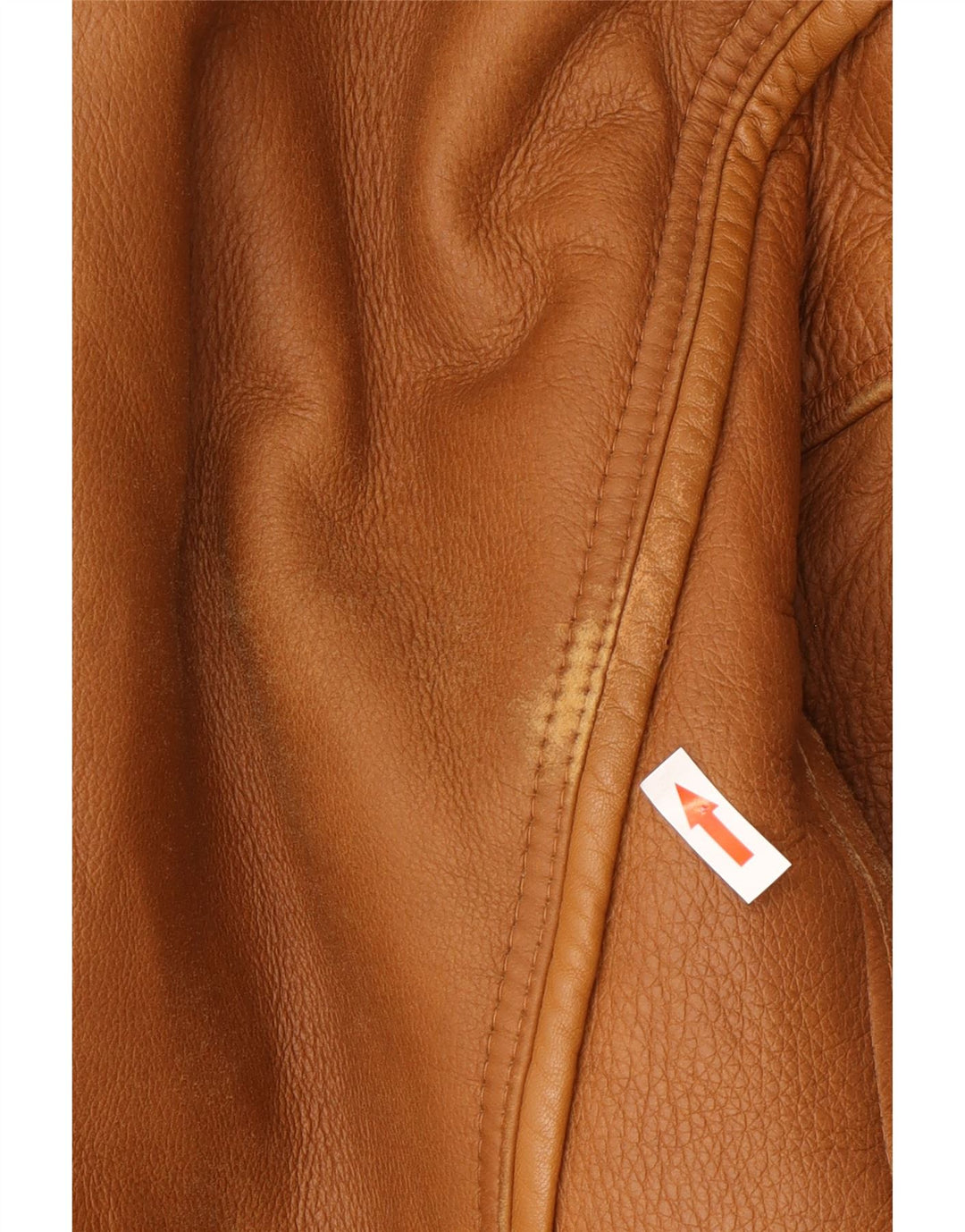 Vinci Chaqueta de piel de oveja para hombre UK 40 Large Cuero marrón