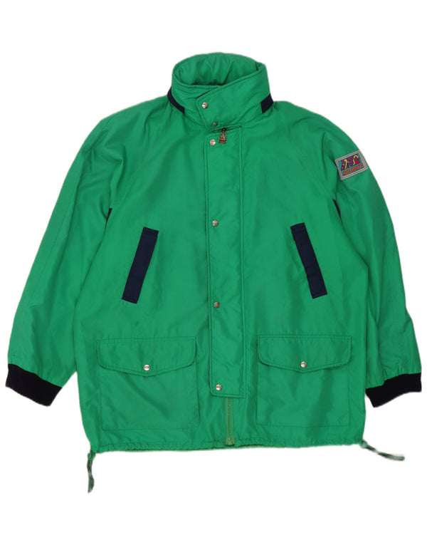 Dolomite Chaqueta impermeable con capucha para mujer UK 44 2XL Verde Colorblock Poliéster