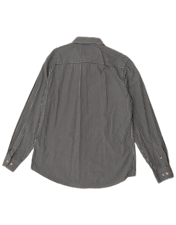 Crew Clothing Camisa ajustada para hombre Algodón a cuadros multicolor grande