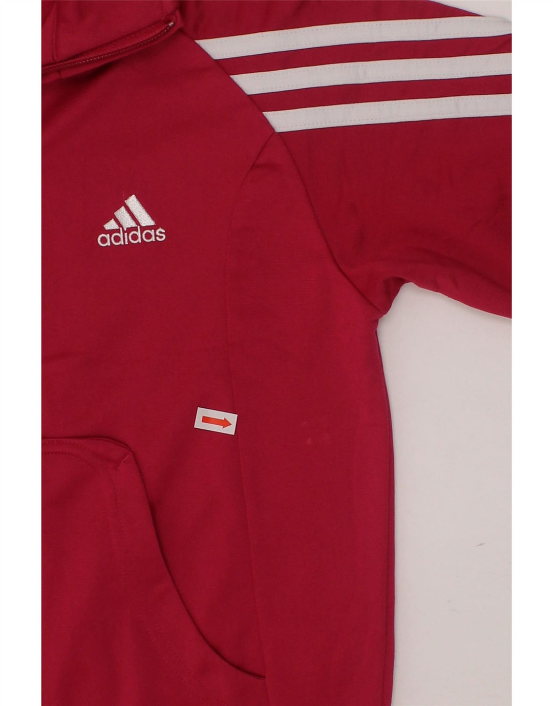 ADIDAS Girls Tracksuit Top Jacket 7-8 Years Pink Polyester Vintage Adidas and Second-Hand Adidas from Messina Hembry 