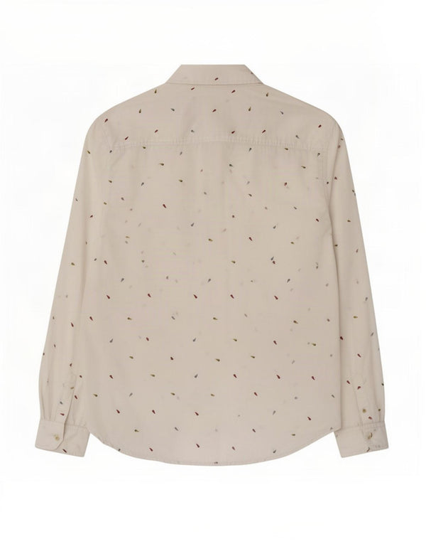 Camisa de corte clásico para hombre de White Stuff de algodón con lunares grandes