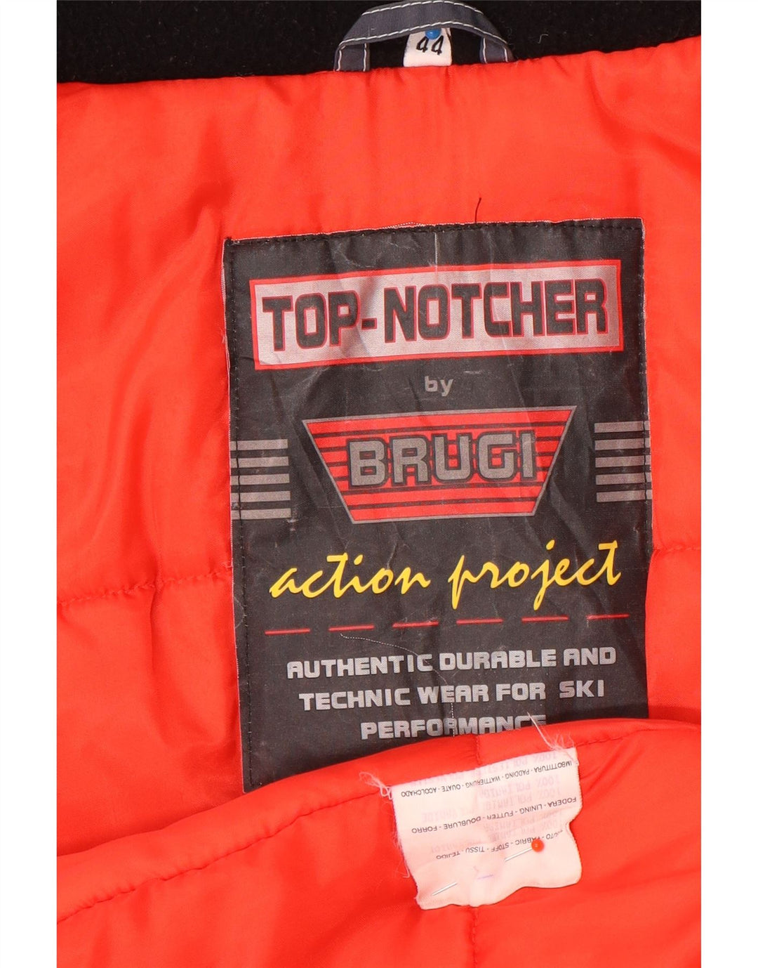 Brugi Chaqueta de esquí para hombre UK 44 2XL Rojo Colorblock Poliamida