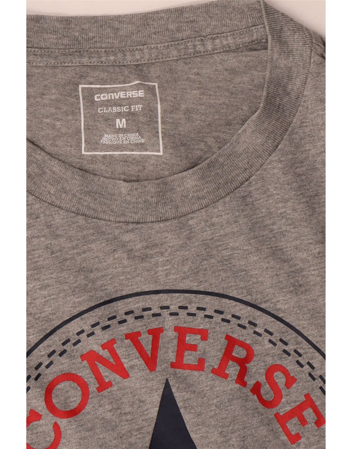 Converse Chuck Taylor Graphic Top manga larga gris medio moteado para hombre