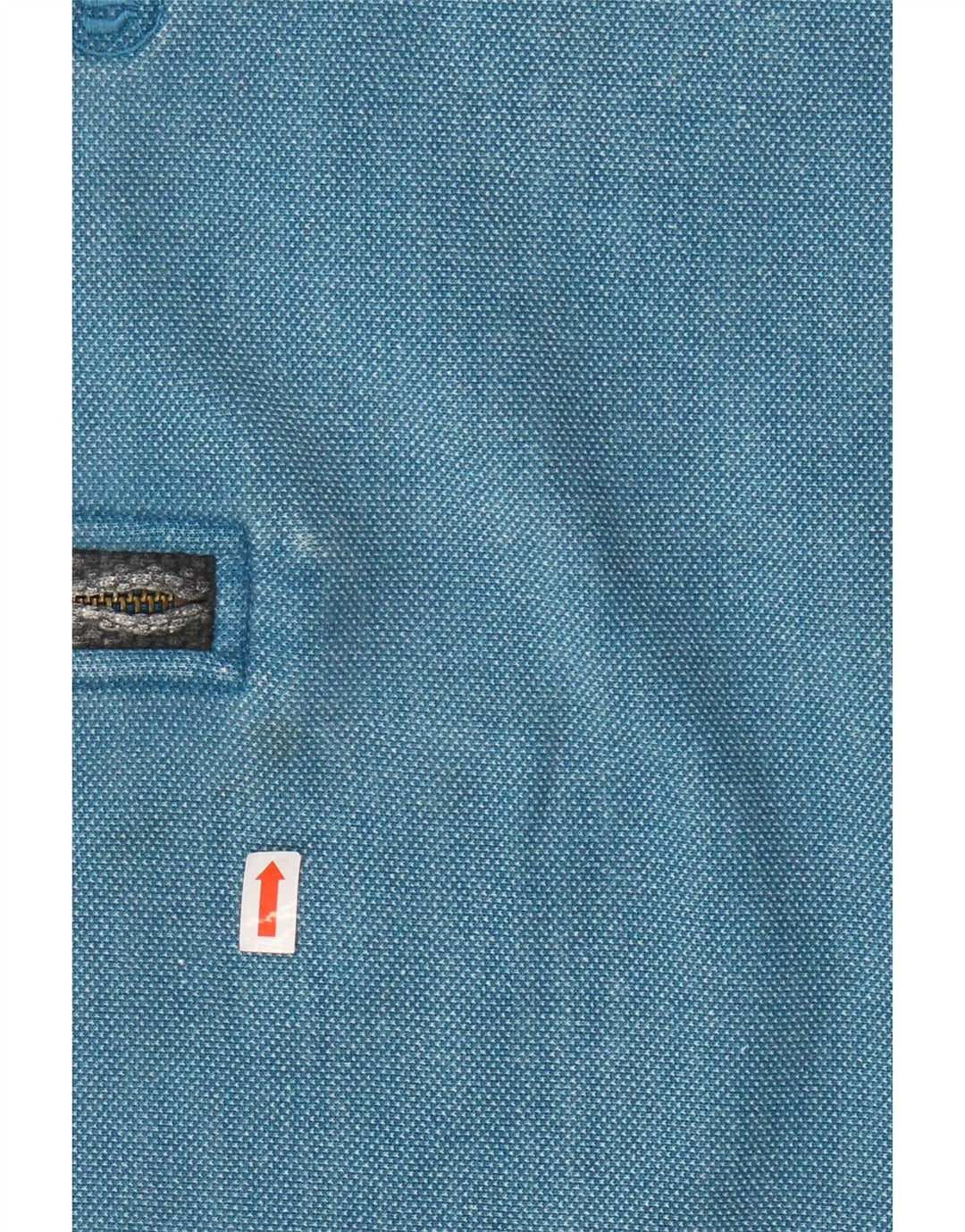 FAT FACE Sudadera con cuello y cremallera para hombre, jersey de algodón azul grande