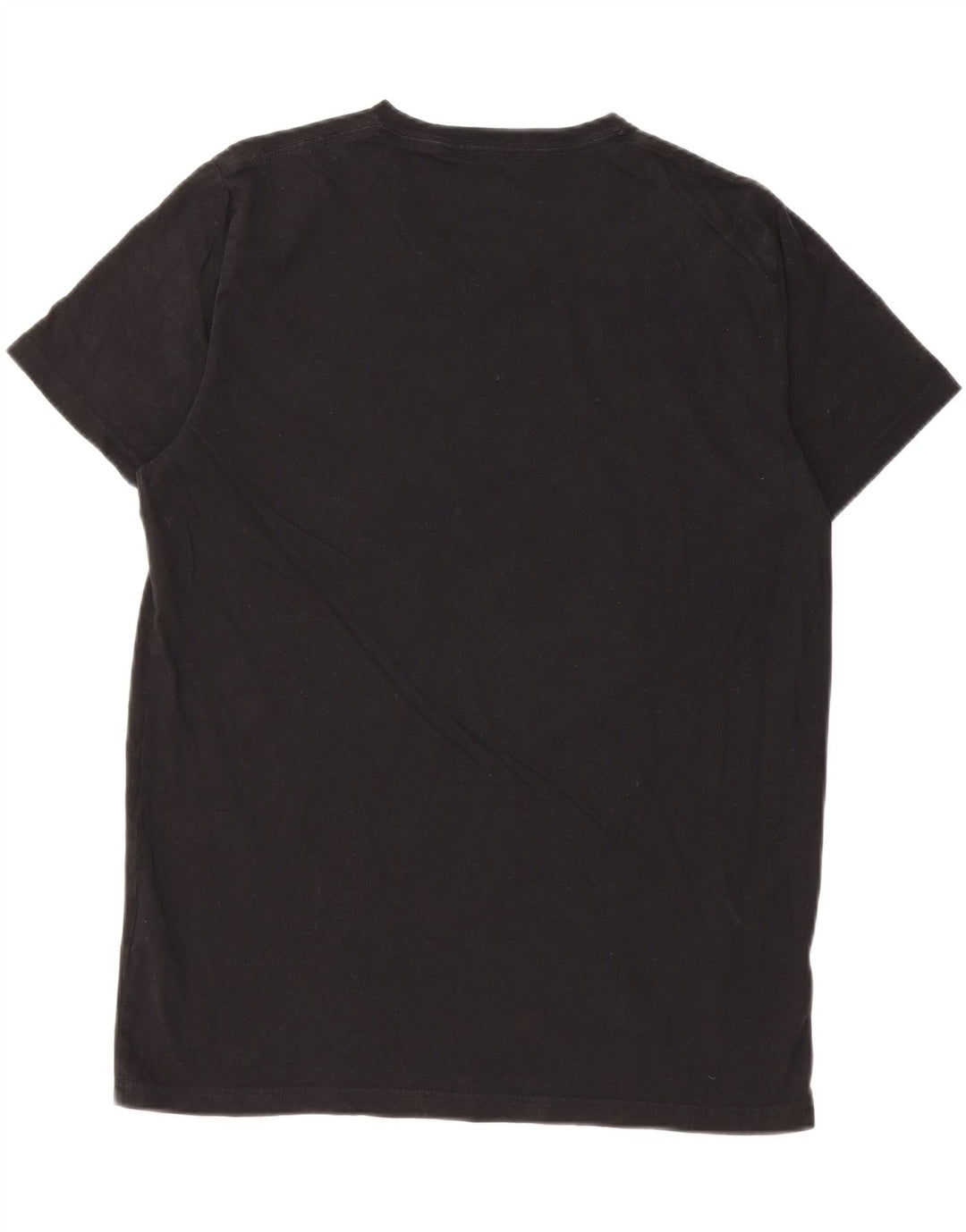 Camiseta Hollister Hombre Top Medium Negro Algodón