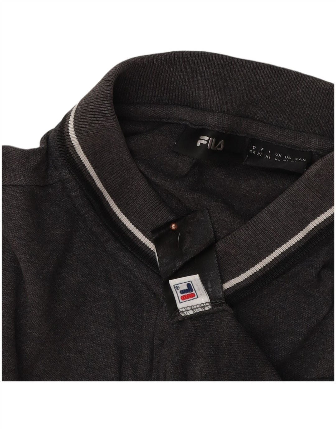 FILA Polo Hombre XL Algodón Gris