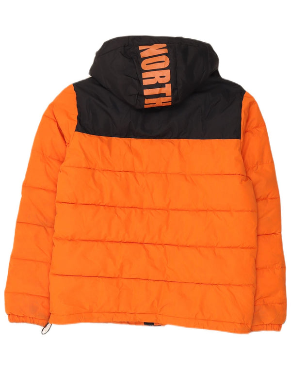 North Sails Chaqueta acolchada con gráfico para niños 13-14 años color naranja