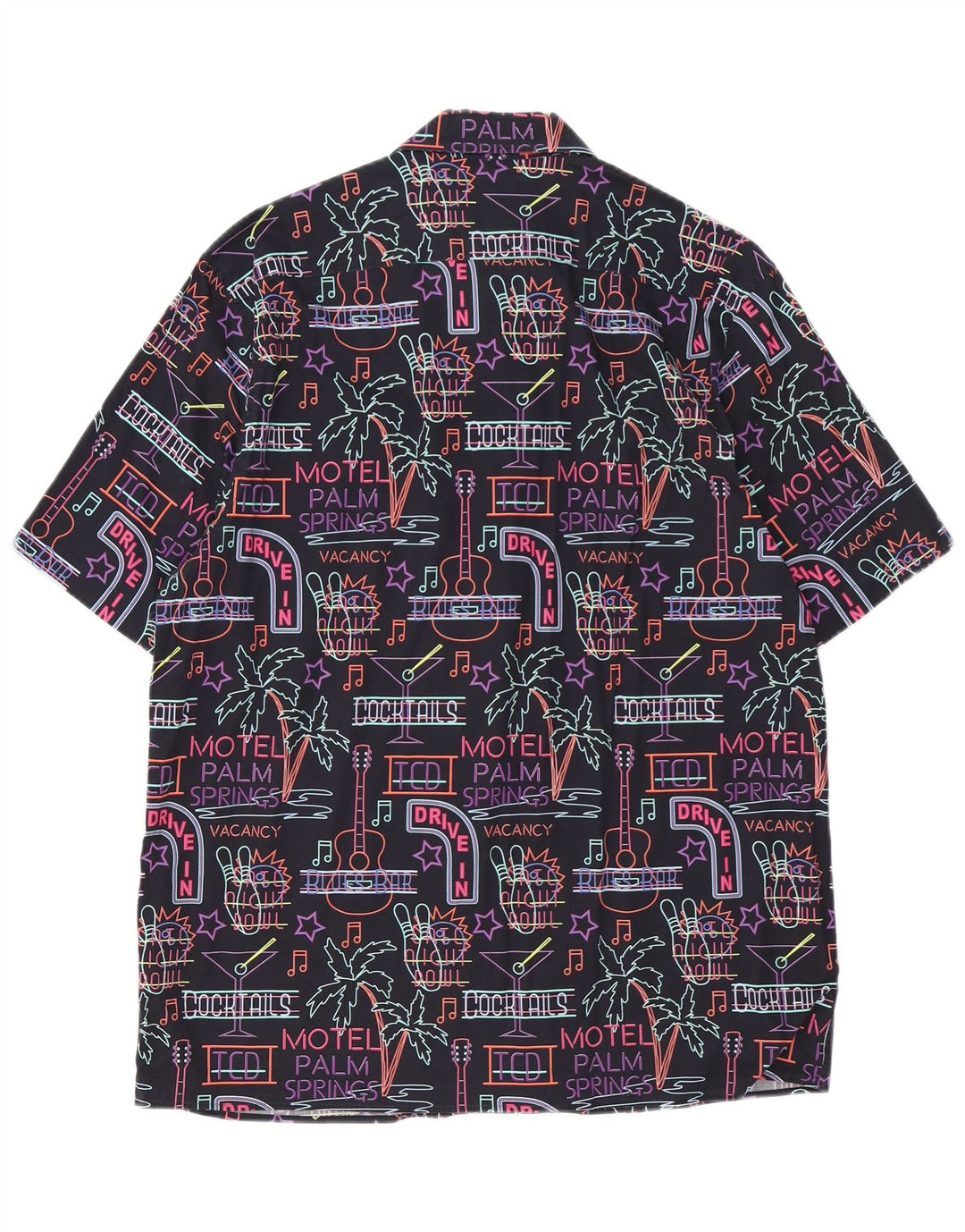 Ted Baker Camisa gráfica de manga corta para hombre Talla 5 XL Multicolor hawaiana