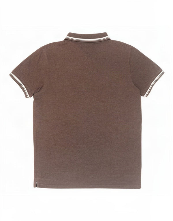 Sergio Tacchini Polo para hombre grande marrón