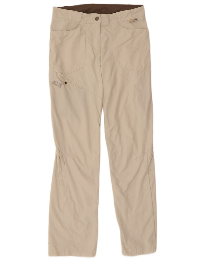 Jack Wolfskin Pantalones cargo para mujer UK 8 Small W30 L31 Poliamida beige