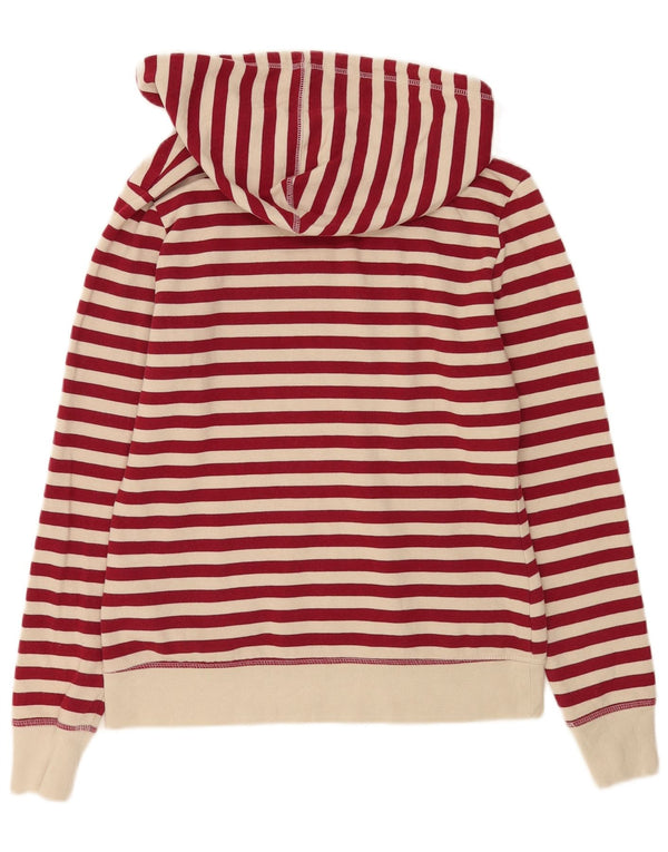 Levi's Sudadera con capucha para mujer UK 10 Small Red Stripe Cotton