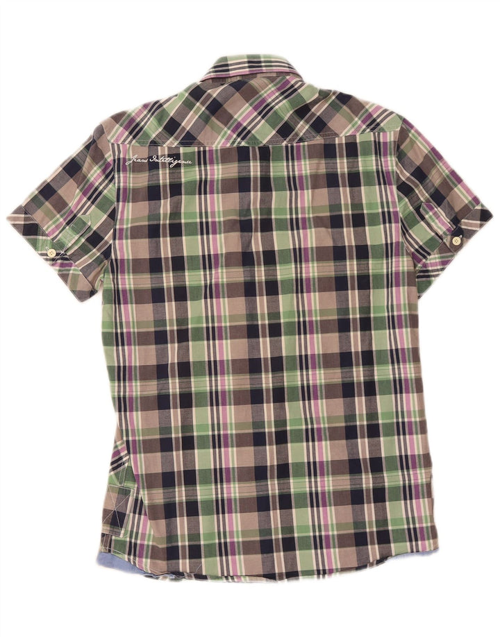 JACK & JONES Camisa Manga Corta Hombre Medium Multicolor Checks