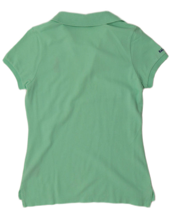 Polo Ralph Lauren para mujer Reino Unido 10 Pequeño Algodón Verde