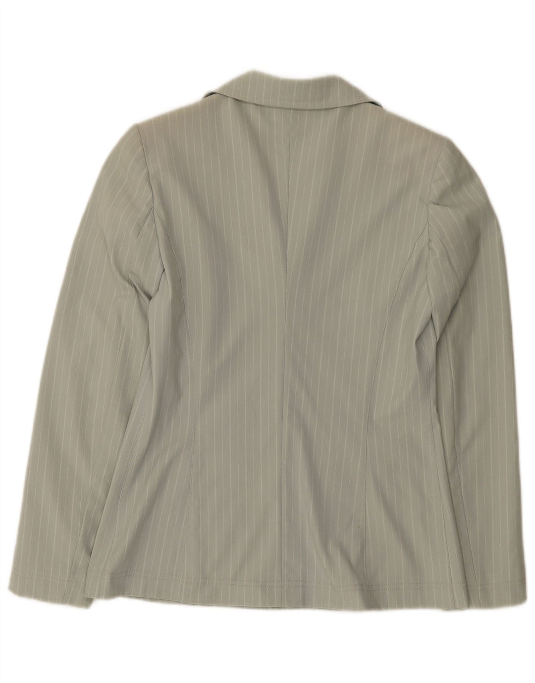 Marella Chaqueta Blazer para Mujer UK 42 Poliamida a Rayas Verde Medio