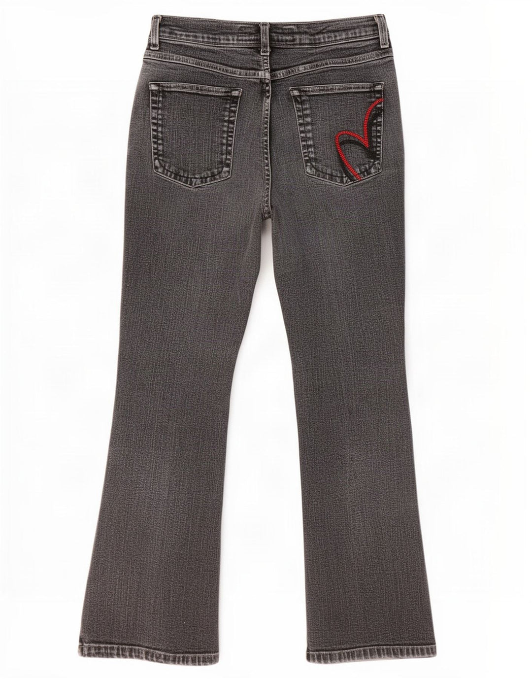 Marks & Spencer Jeans Per Una Bootcut para Mujer UK 14 Medium W30 L27 Gris