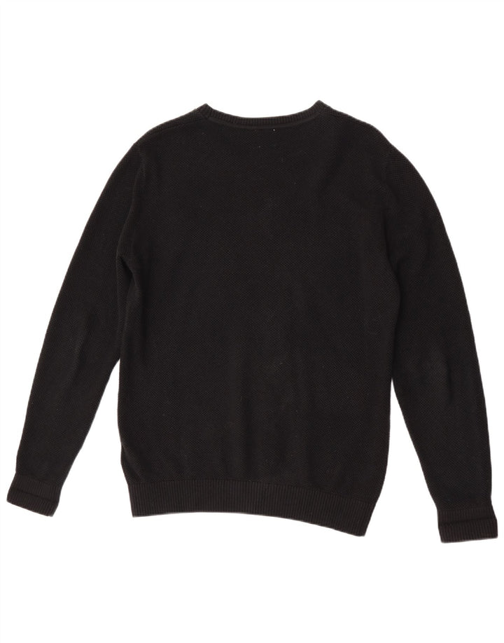 Gap Jersey De Cuello Redondo Para Hombre Jersey Pequeño De Algodón Negro