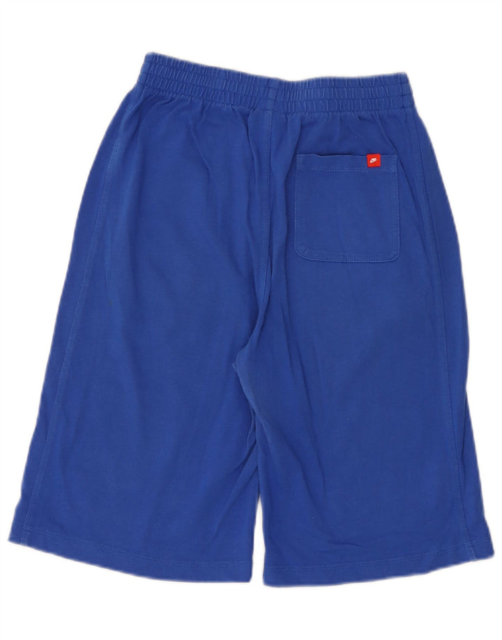 Nike - Pantalones cortos deportivos con gráficos para niños, 12-13 años, talla grande, color azul