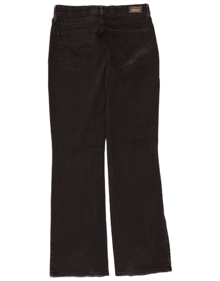 LEVI'S Jeans 525 Bootcut para mujer US 10 Grande W30 L30 Negro