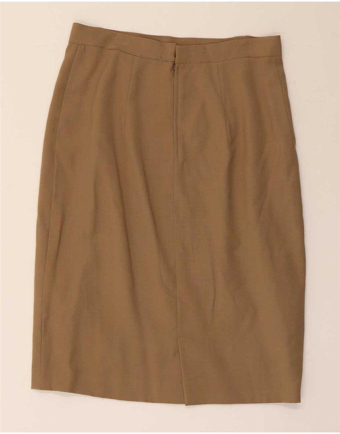 Vintage mujer doble pecho 2 piezas falda conjunto IT 44 Medio W30 Marrón
