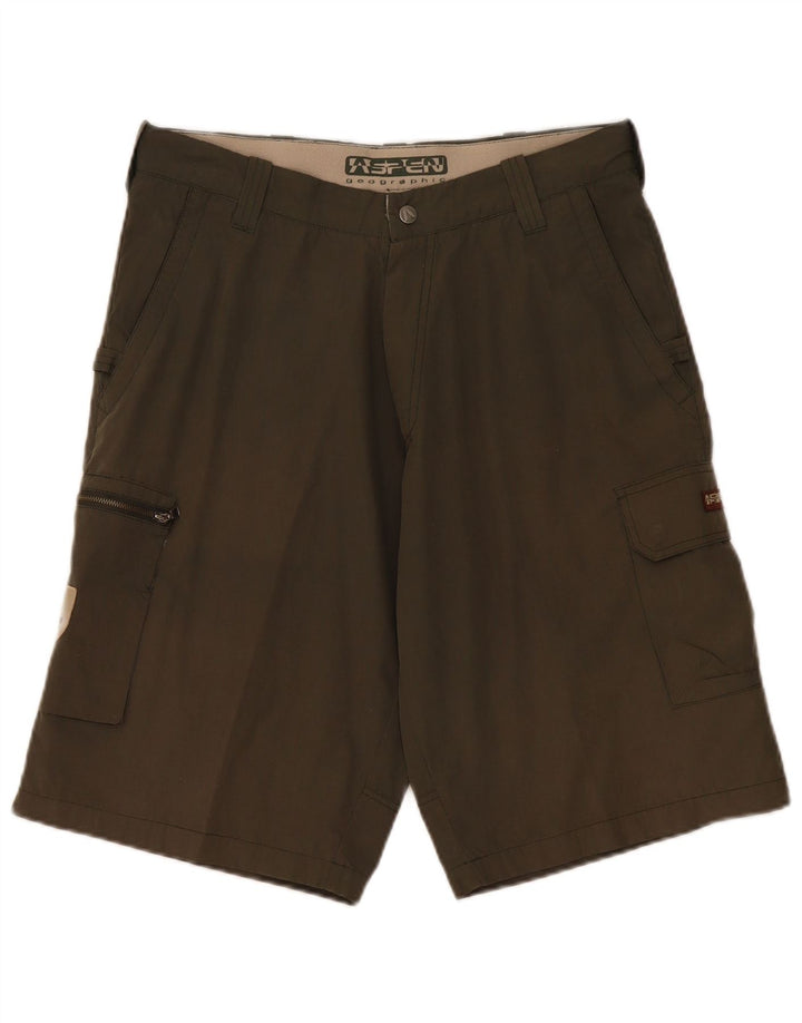 Aspen Pantalones cortos cargo para hombre IT 50 Large W34 Algodón caqui