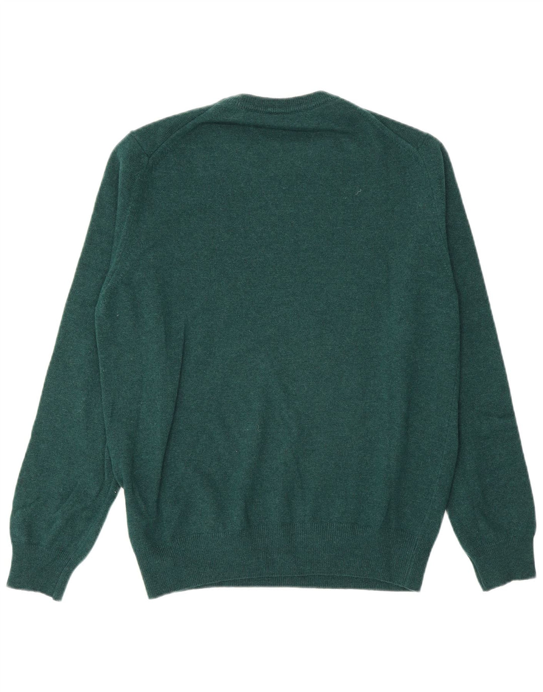 Jersey Hombre Marina Yachting Cuello Redondo Lana Verde Medio