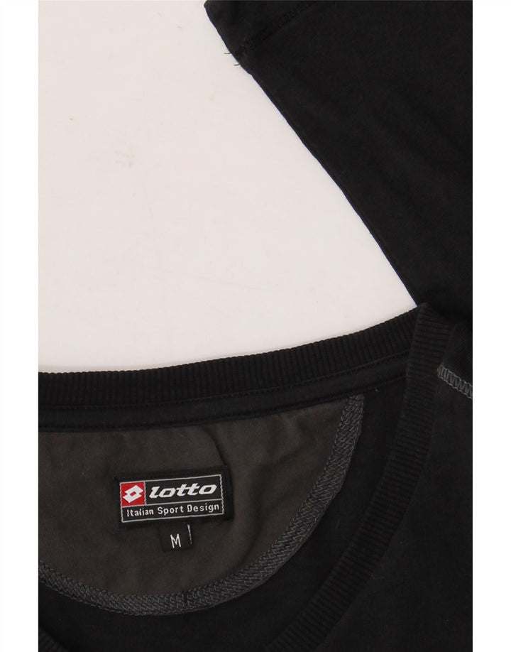 Lotto Top Mujer Manga Larga UK 42 Mediano Negro