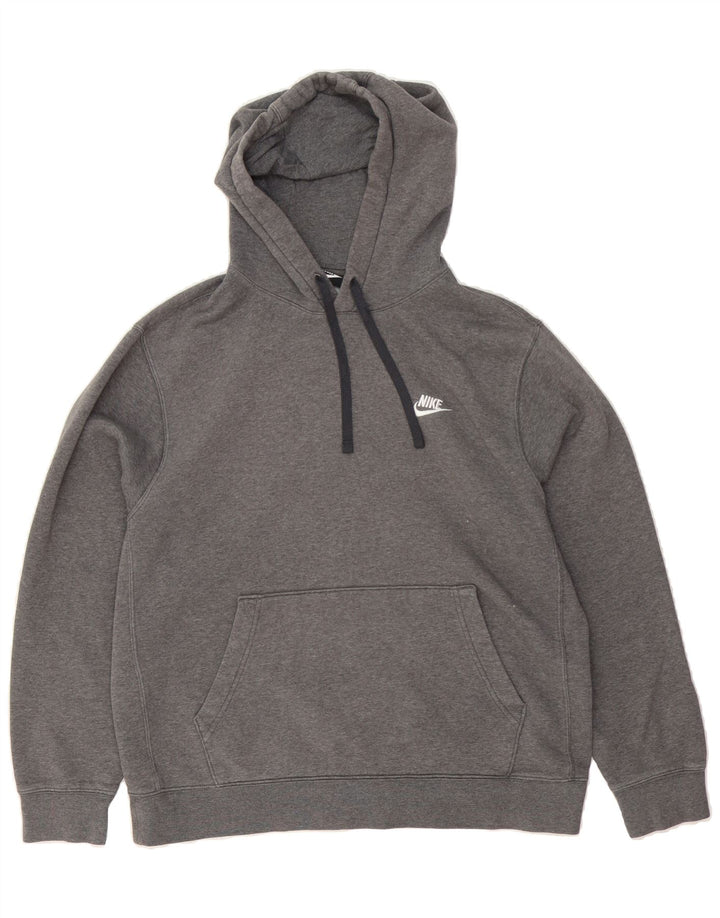 NIKE Mens Hoodie Jumper Large Grey Cotton Vintage Nike and Second-Hand Nike from Messina Hembry 