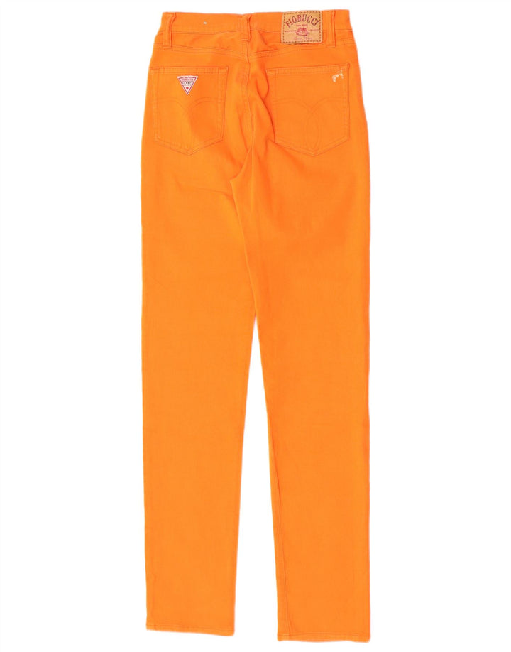 Vaqueros Fiorucci Mujer Slim W28 L30 Algodón Naranja