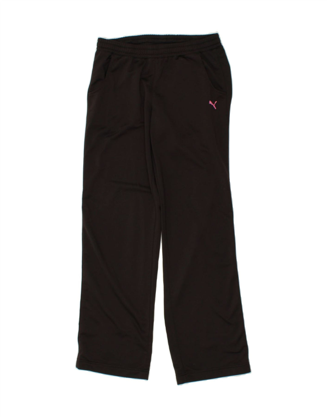 PUMA Womens Tracksuit Trousers UK 12 Medium Black Polyester Vintage Puma and Second-Hand Puma from Messina Hembry 