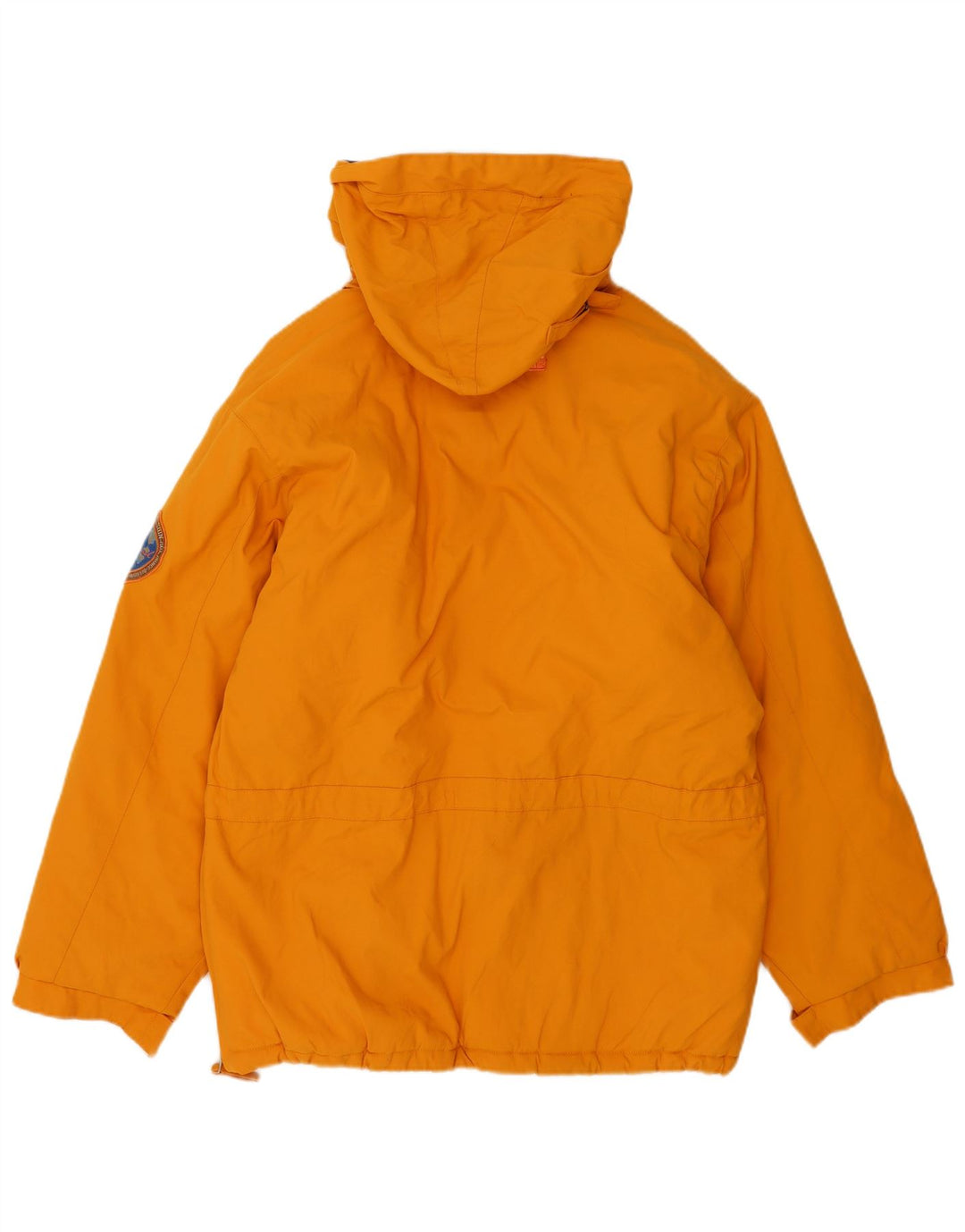 Overland Chaqueta de esquí anorak con capucha para hombre UK 38 Poliéster naranja medio