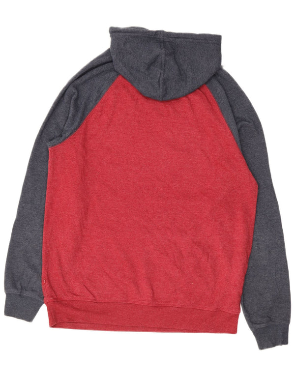 Levi's Jersey con capucha y corte estándar para hombre, talla grande, color rojo